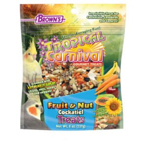 Brown's Fruit & Nut Carnival Small Parrot Treat Mix - 227g