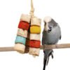 chiquito bird kabob natural parrot toy small