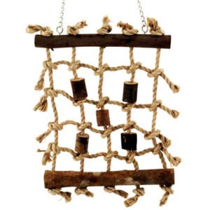 climbing net parrot toy