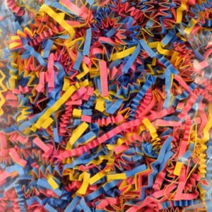 coloured crinkle paper refill pack for parrot toys