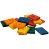 coloured wood slats medium parrot toy parts pack of 16