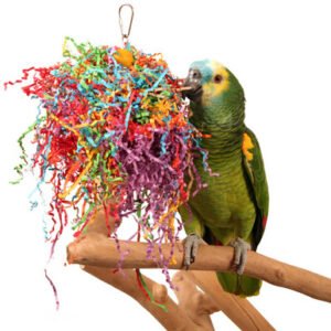 Crinkle and Crunch Chewable Foraging Parrot Toy