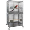 double parrot cage antique