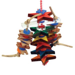 fun stars stacker parrot toy