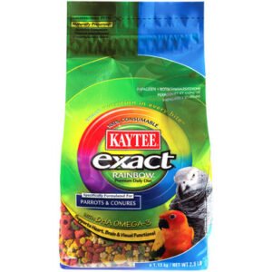 kaytee exact rainbow complete diet 25lb parrot food