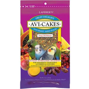 lafeber fruit delight avicakes cockatiel and budgie treat 227g