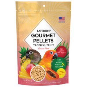 lafeber gourmet pellets tropical fruit 567g complete conure food