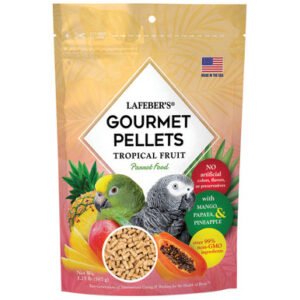 lafeber gourmet pellets tropical fruit 567g complete parrot food