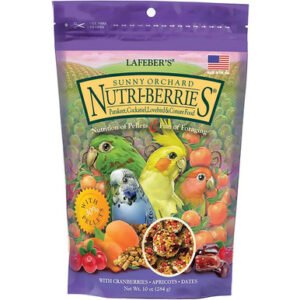 lafeber nutriberries sunny orchard 284g complete cockatiel and budgie food