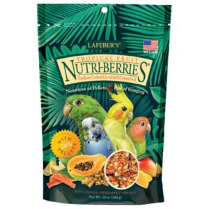 Lafeber NutriBerries Tropical Fruit 284g Complete Cockatiel and Budgie Food