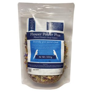 mikey mia flower power plus parrot food 100g