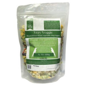 mikey mia very veggie freeze dried parrot food 100g