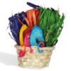 mini foraging basket parrot toy