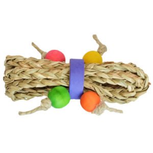 mini seagrass tumbler parrot foot toy