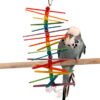 popsicle sticks parrot toy