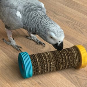 roll over chewable foraging parrot toy