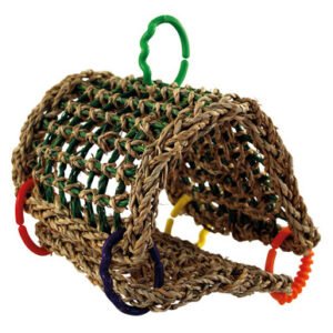 seagrass tent parrot toy