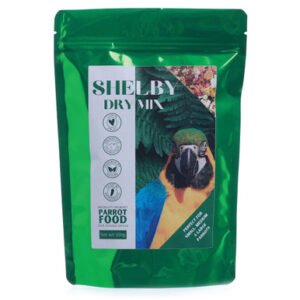 shelby dry mix gourmet natural parrot food 150g