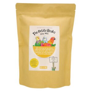 the petite beaks dry mix healthy small parrot food 150g