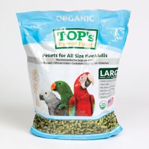 tops organic parrot food large pellets 4lb