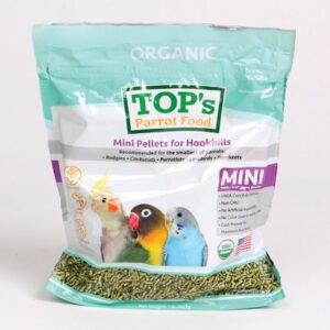 tops organic parrot food mini pellets 1lb