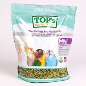 tops organic parrot food mini pellets 4lb