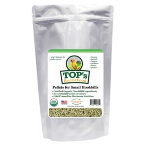 tops organic parrot food small pellets 10lb