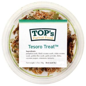 tops original tesoro parrot treat with pumpkin seed